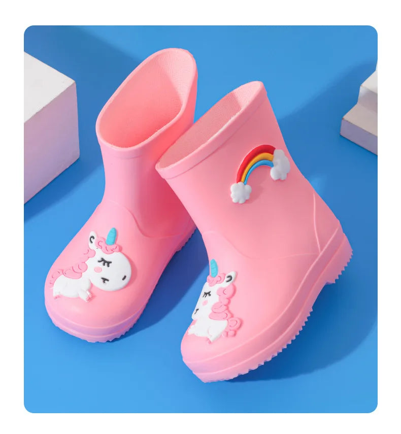 🌧️👢 Kids' Rain Boots – Dry and Tough!