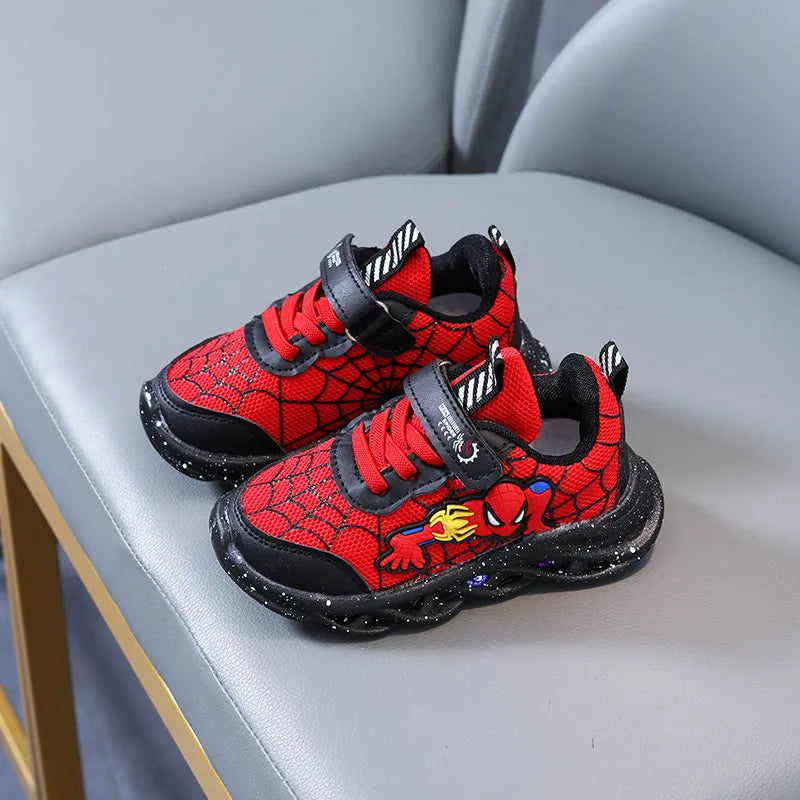🦸♂️💥 Superhelden LED Sneakers – Lichtgevend & Superlicht!