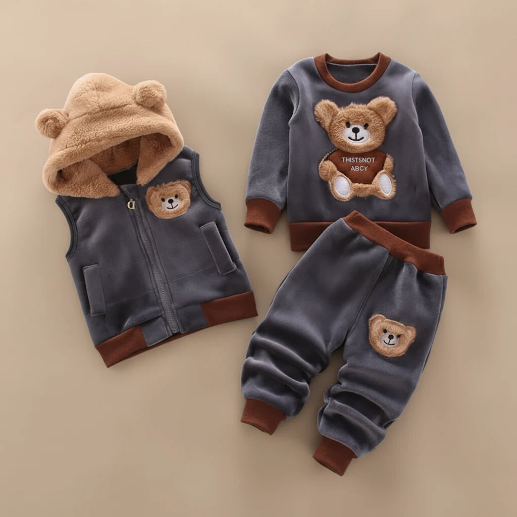 Bear Fashion Set - Comfortabel & Warmerend – Herfst/Winter Pakje