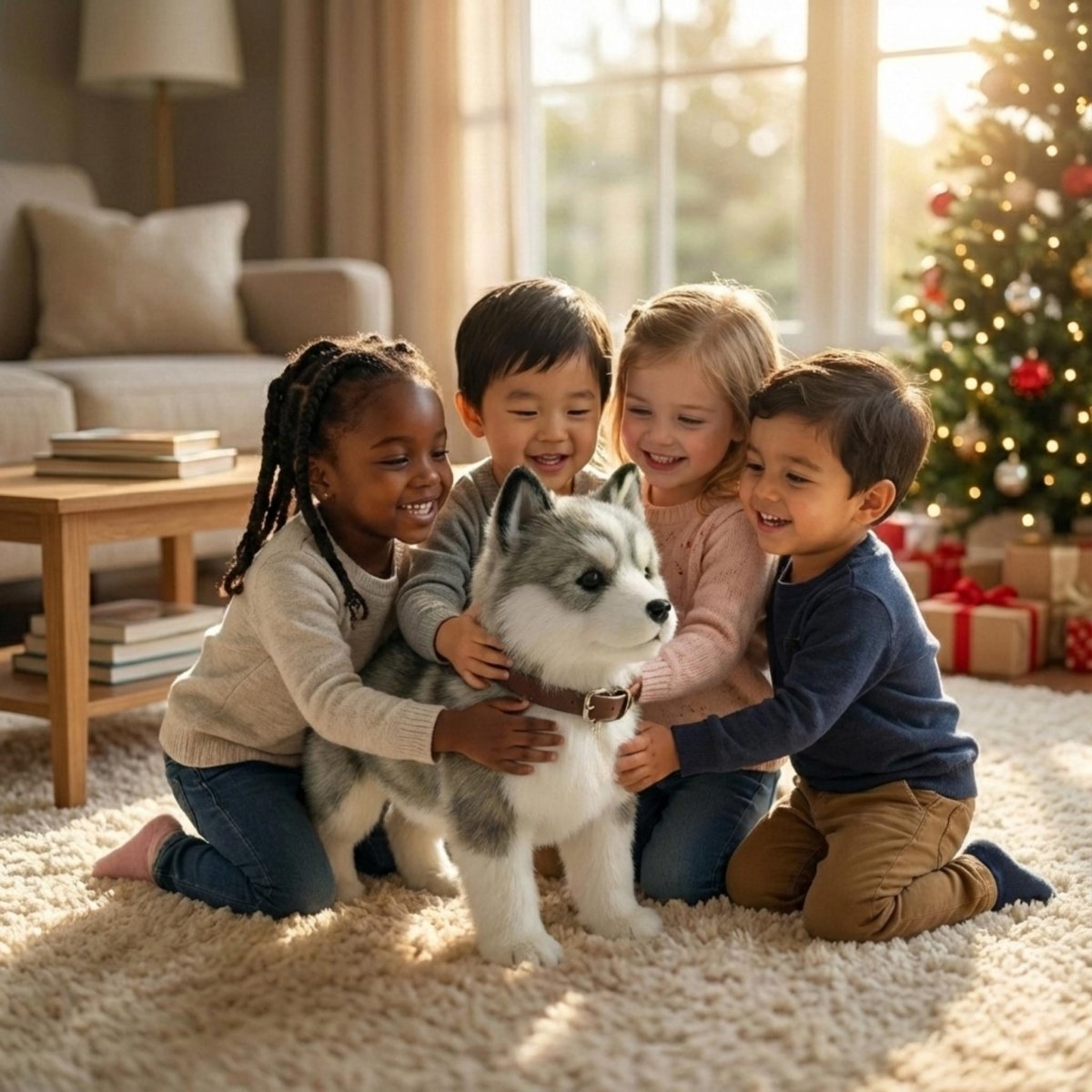 Interactieve Robot Puppy met Realistische Acties voor Spelend Leren