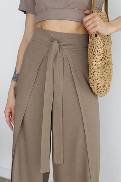 Asya™ Linnen Broek met Wijde Pijpen | Luchtig Comfort voor Elke Dag | 50% KORTING