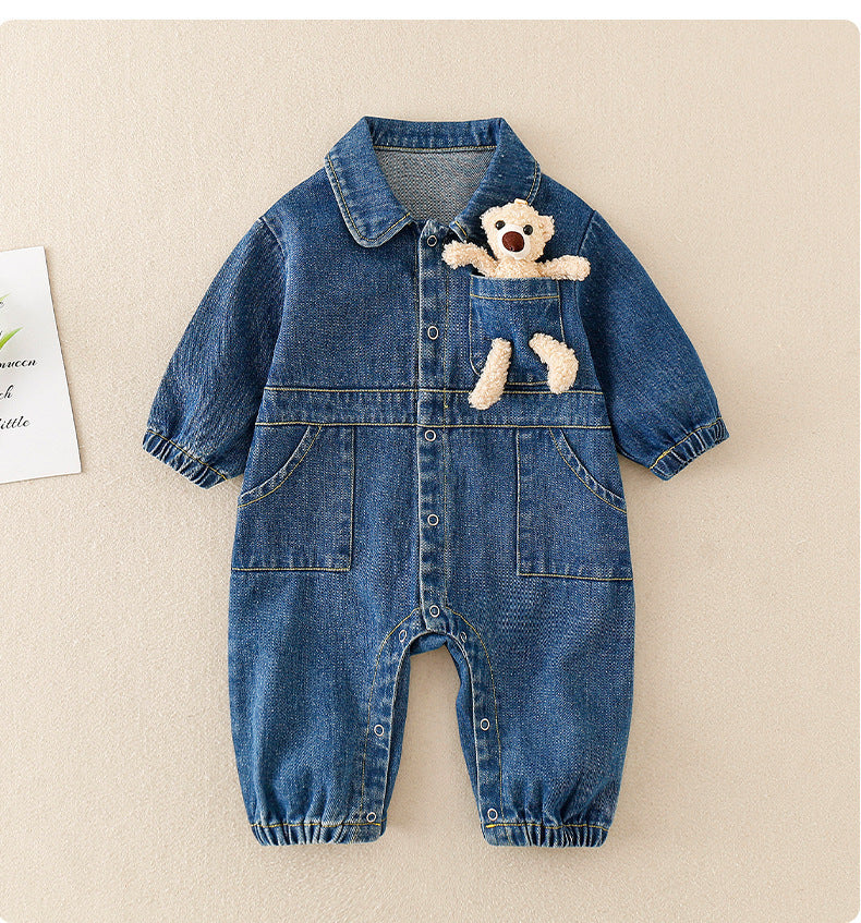 Bobby MiniStyle Denim Jumpsuit™ – stoer, comfortabel en altijd stijlvol