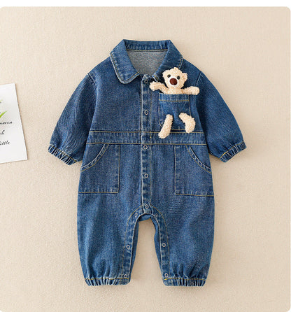 Bobby MiniStyle Denim Jumpsuit™ – stoer, comfortabel en altijd stijlvol