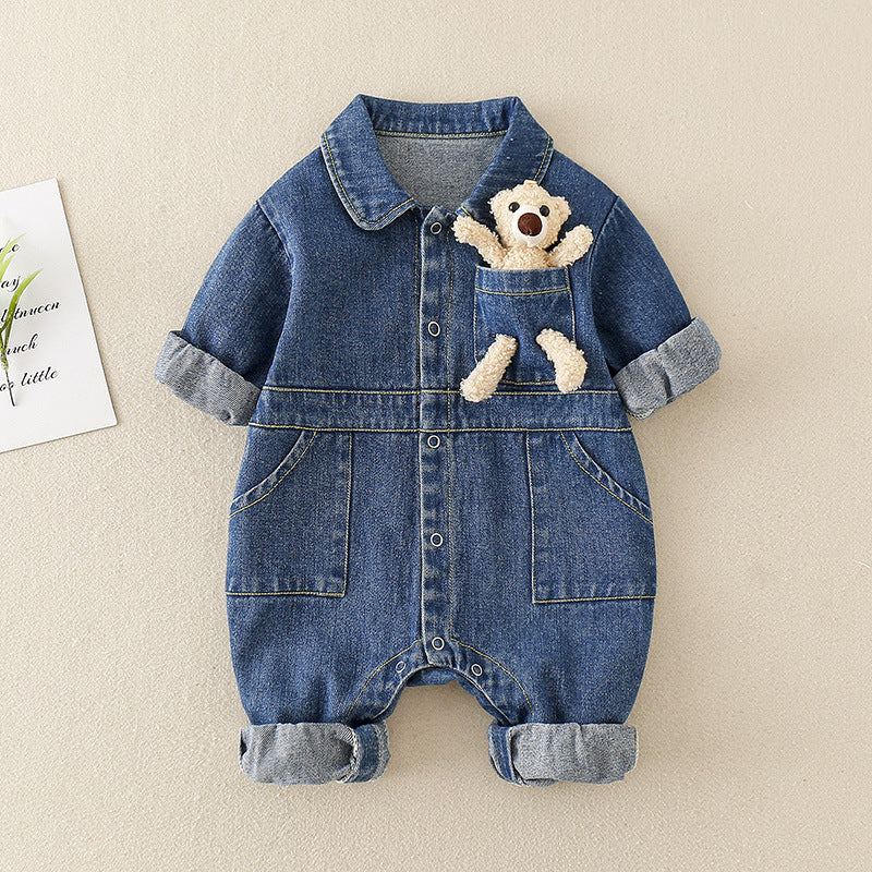 Bobby MiniStyle Denim Jumpsuit™ – stoer, comfortabel en altijd stijlvol