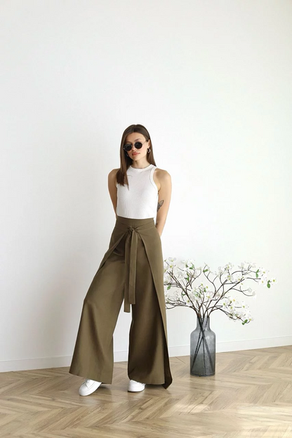 Asya™ Linnen Broek met Wijde Pijpen | Luchtig Comfort voor Elke Dag | 50% KORTING