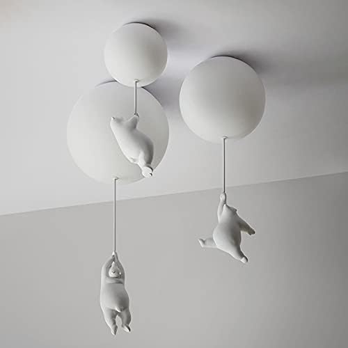 Speelse Plafondlamp met Beren en Ballonlichten voor Kinderkamer