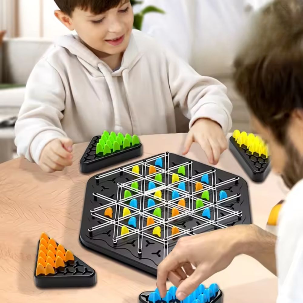 KnotLogical™ – Strategisch driehoekspel voor 2–4 spelers [50% Korting]