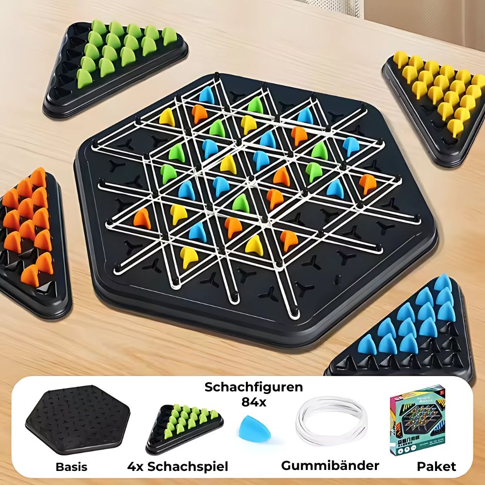 KnotLogical™ – Strategisch driehoekspel voor 2–4 spelers [50% Korting]