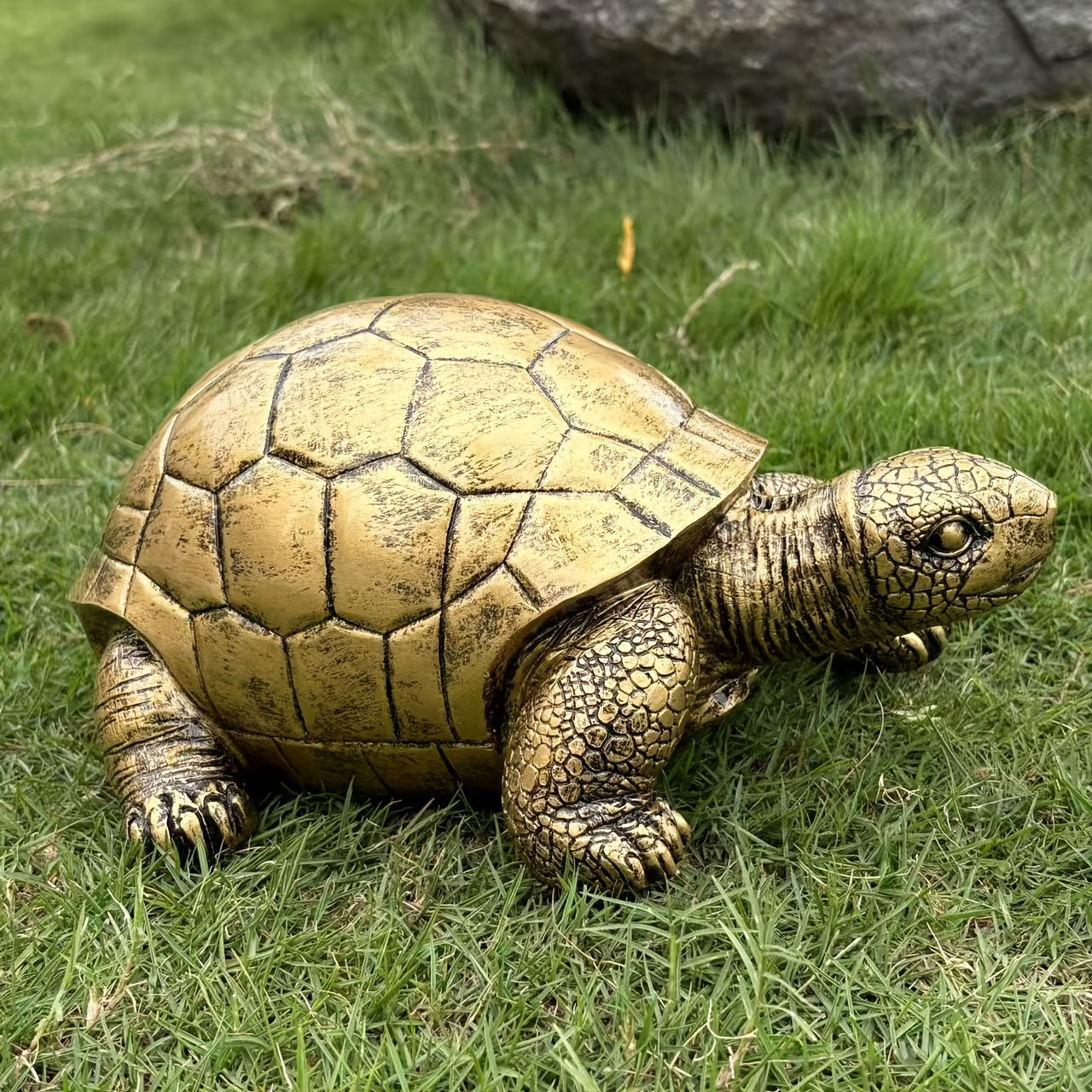 Decoratief Schildpad Tuinbeeld van Hars voor Tuin Terras of Buitenruimte