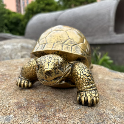 Decoratief Schildpad Tuinbeeld van Hars voor Tuin Terras of Buitenruimte