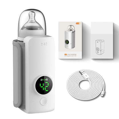 LactiTech™ – Draagbare babyflessen­verwarmer voor snel & veilig opwarmen van melk onderweg [50% Korting]
