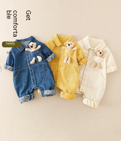 Bobby MiniStyle Denim Jumpsuit™ – stoer, comfortabel en altijd stijlvol