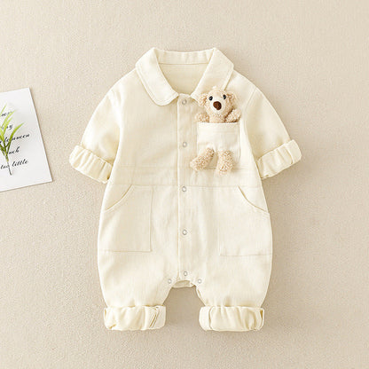 Bobby MiniStyle Denim Jumpsuit™ – stoer, comfortabel en altijd stijlvol
