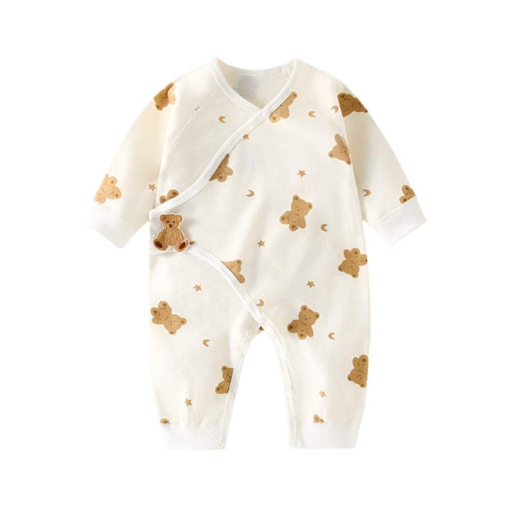 Baby Jumpsuit voor Jongens en Meisjes met Schattig Dierenpatroon