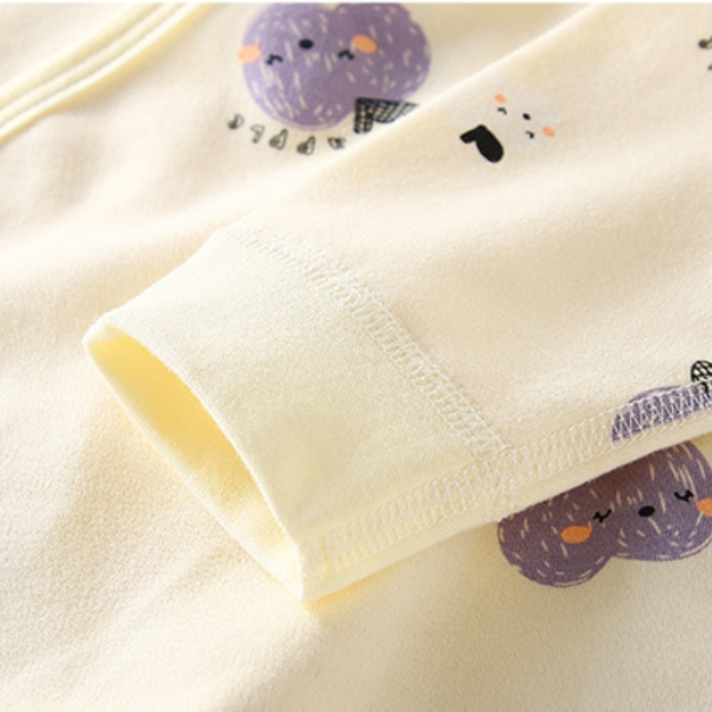 Baby Jumpsuit voor Jongens en Meisjes met Schattig Dierenpatroon