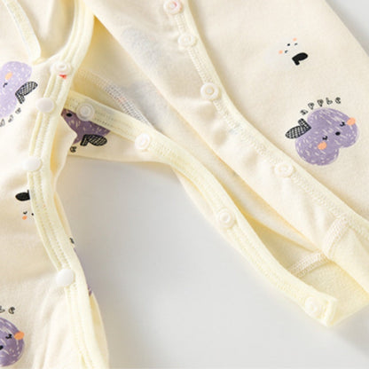 Baby Jumpsuit voor Jongens en Meisjes met Schattig Dierenpatroon