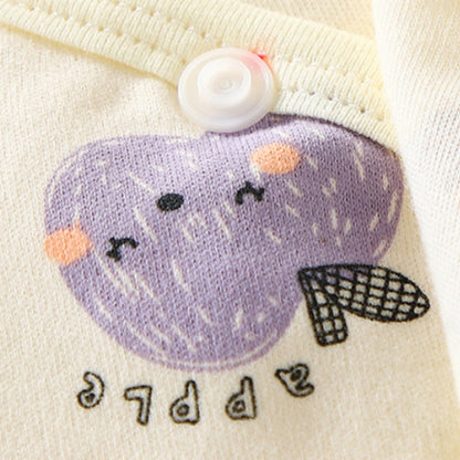 Baby Jumpsuit voor Jongens en Meisjes met Schattig Dierenpatroon