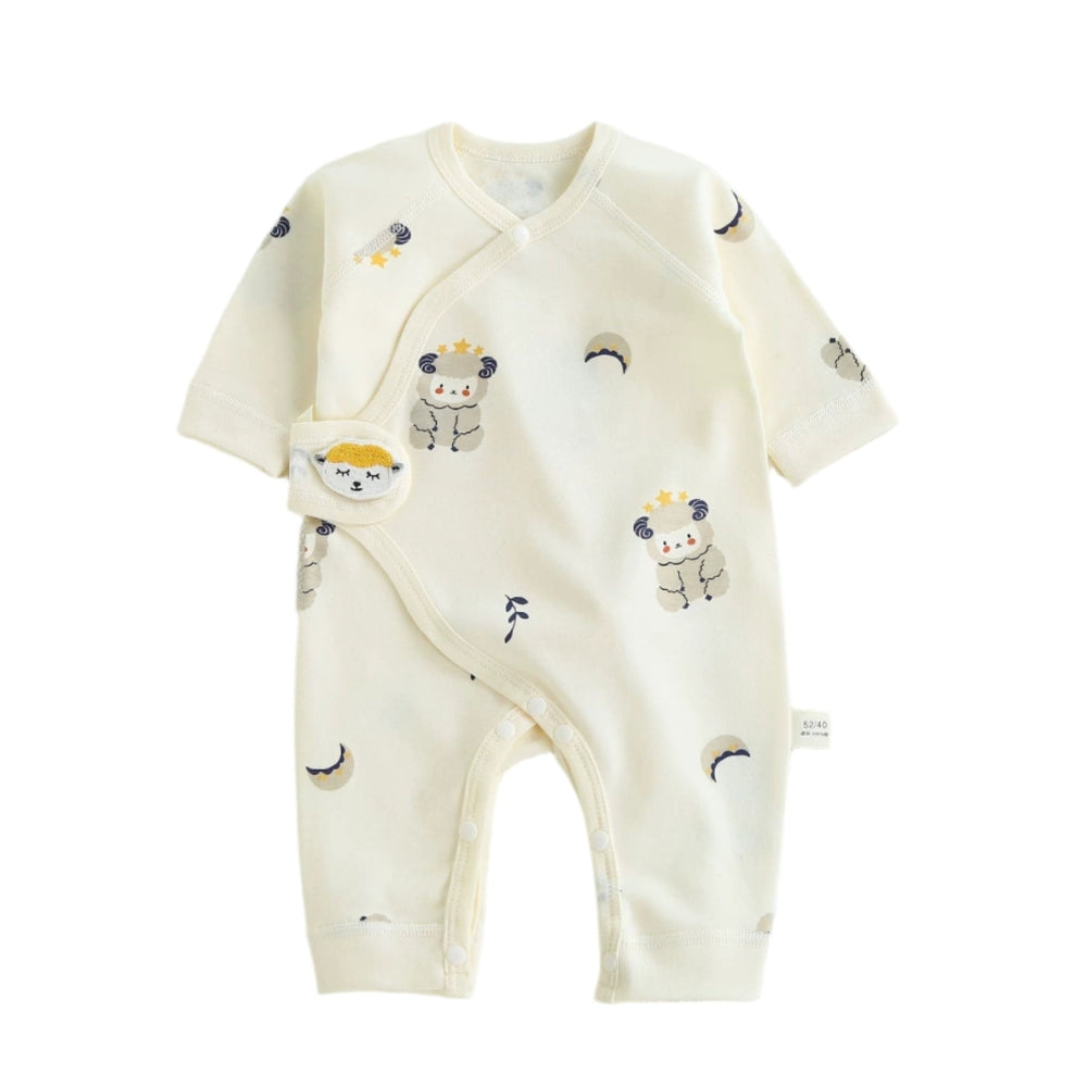 Baby Jumpsuit voor Jongens en Meisjes met Schattig Dierenpatroon