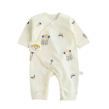 Baby Jumpsuit voor Jongens en Meisjes met Schattig Dierenpatroon