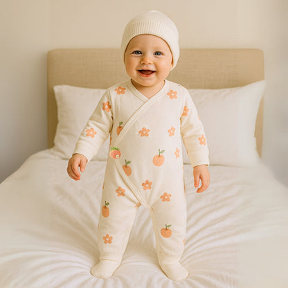 Baby Jumpsuit voor Jongens en Meisjes met Schattig Dierenpatroon