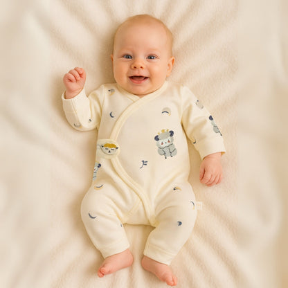 Baby Jumpsuit voor Jongens en Meisjes met Schattig Dierenpatroon