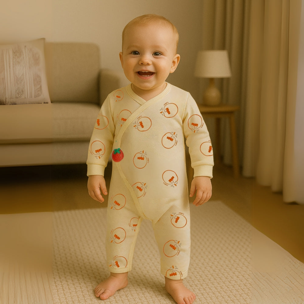Baby Jumpsuit voor Jongens en Meisjes met Schattig Dierenpatroon
