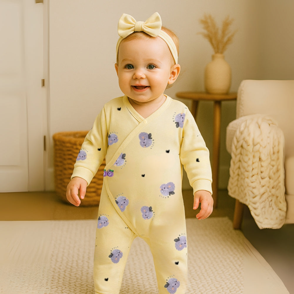 Baby Jumpsuit voor Jongens en Meisjes met Schattig Dierenpatroon