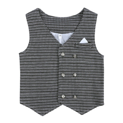 Jongens Outfit Set voor Baby's en Peuters met Vest en Strik voor Feestelijke Momenten