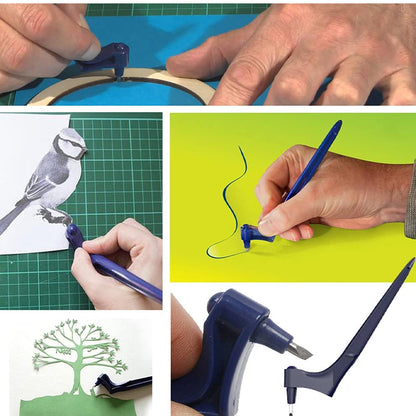 CraftPro™ – 360° roterend mes voor veilige precisie & creatief knutselen [1 + 1 Gratis]