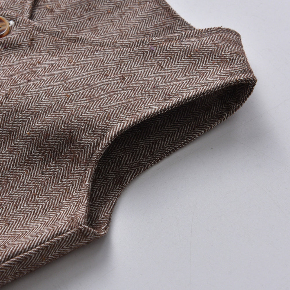 Kinder Outfit Set voor Peuters en Kinderen met Vest en Strik voor Feestelijke Gelegenheden