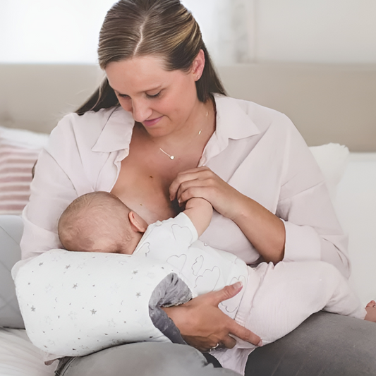 MamaFlow Voedingskussen™ – comfortabel voeden, ontspannen genieten