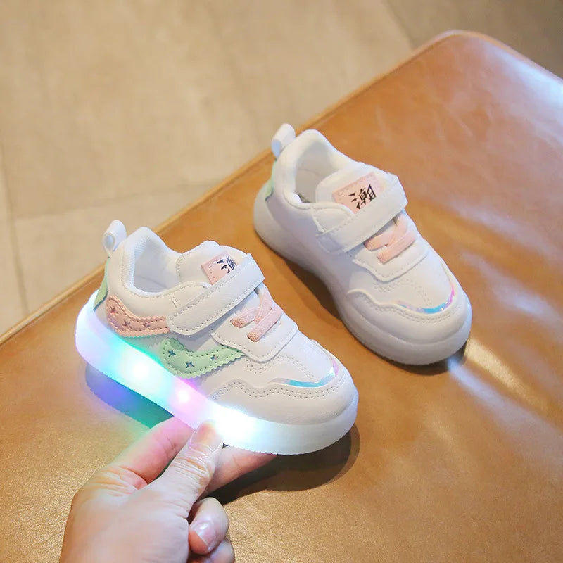 ✨ LED Sneakers voor Kinderen – Lichtgevende Stappen en Comfort!