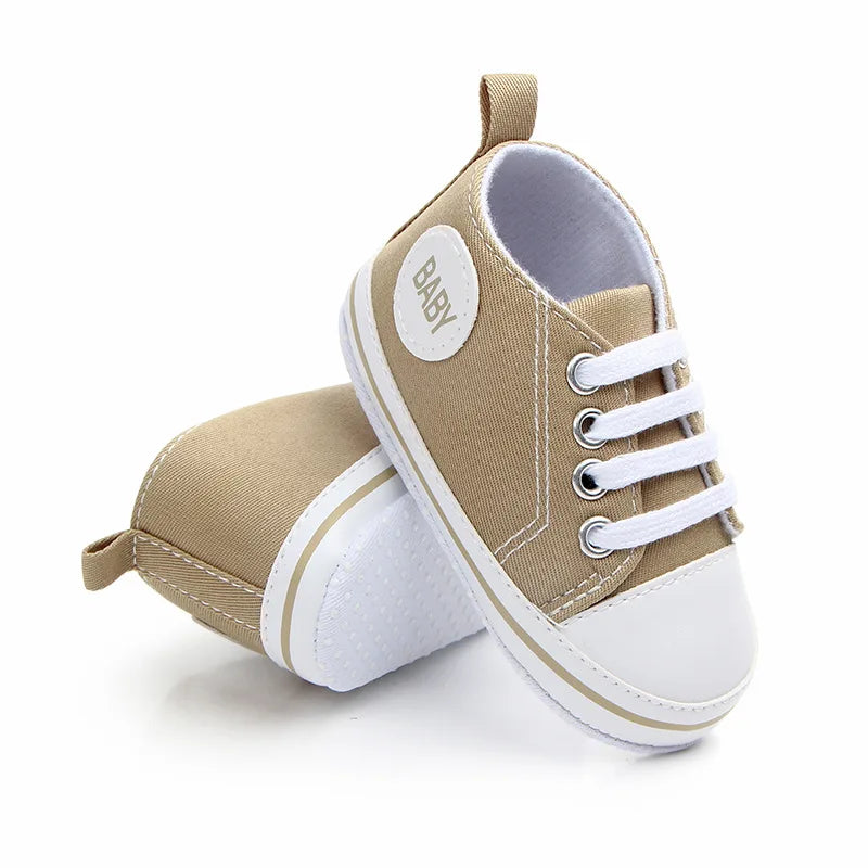 👶✨ Eerste Stapjes Canvas Schoentjes – Comfortabel & Kleurrijk
