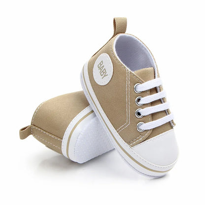 👶✨ Eerste Stapjes Canvas Schoentjes – Comfortabel & Kleurrijk