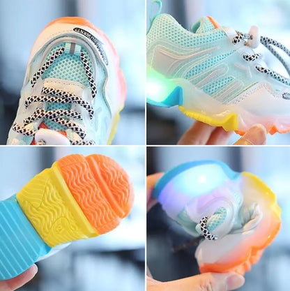 ✨ LED Sneakers voor Kinderen – Lichtgevende Stappen & Superlicht!