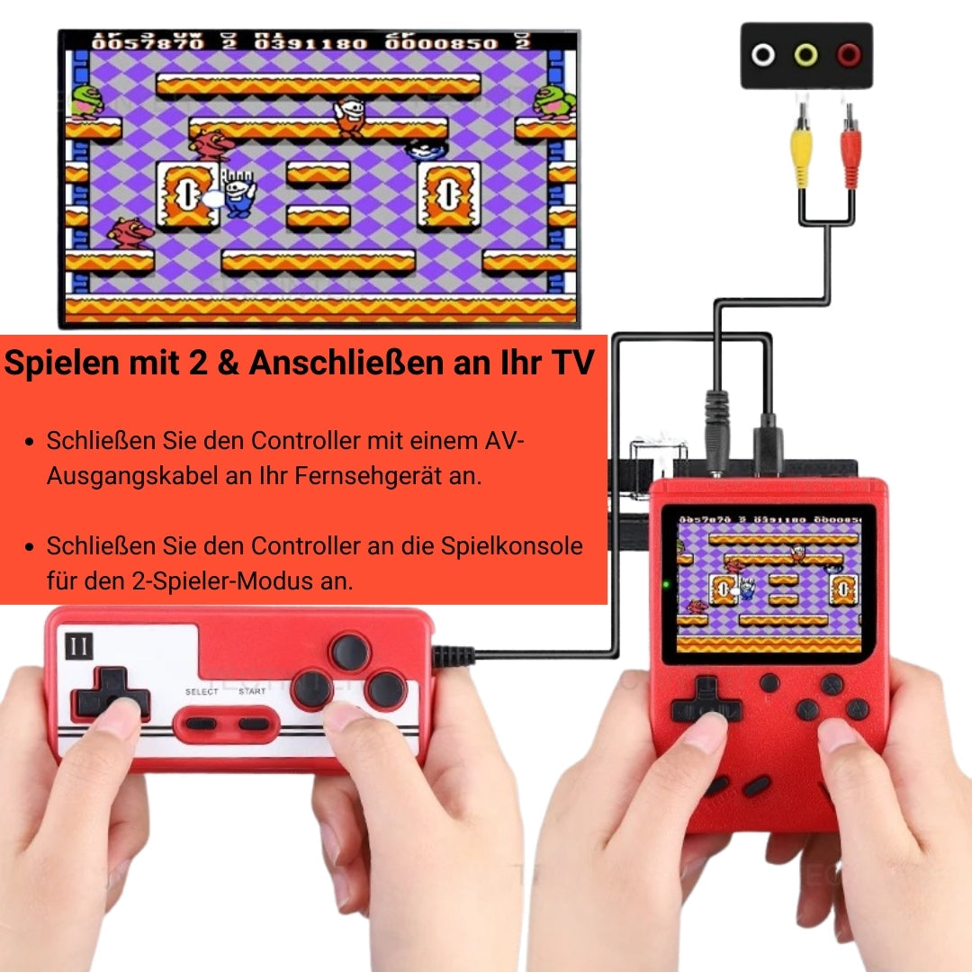 RetroGame™ – Klassieke arcadespellen, draagbaar en kindvriendelijk voor urenlang speelplezier [50% Korting]