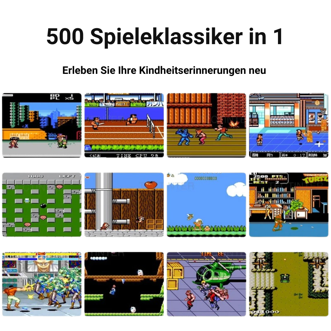 RetroGame™ – Klassieke arcadespellen, draagbaar en kindvriendelijk voor urenlang speelplezier [50% Korting]