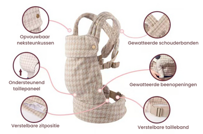 Nestiq Draagzak – Ergonomische Baby & Peuter draagzak