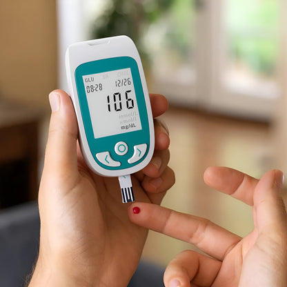Multifunctionele Cholesterol en Glucose Meter voor Thuisgebruik met Display
