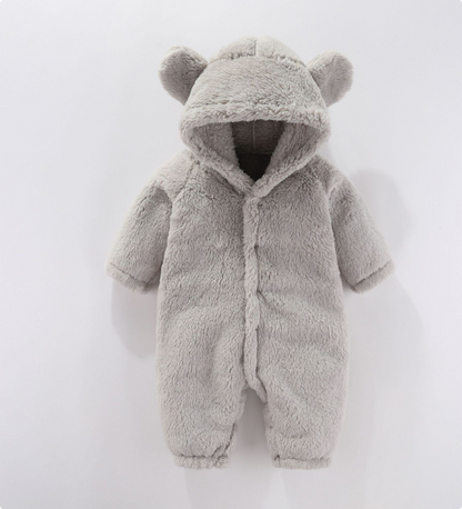Otis - Fleece Romper Met Capuchon