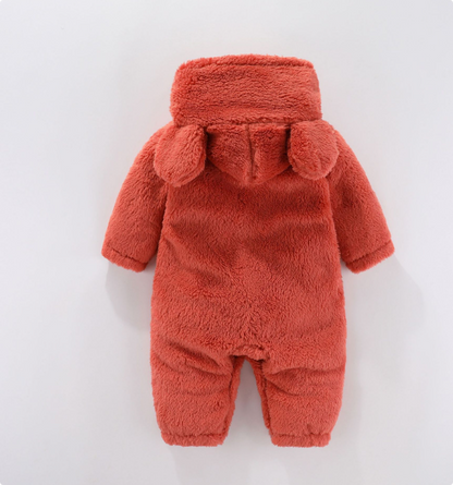 Otis - Fleece Romper Met Capuchon