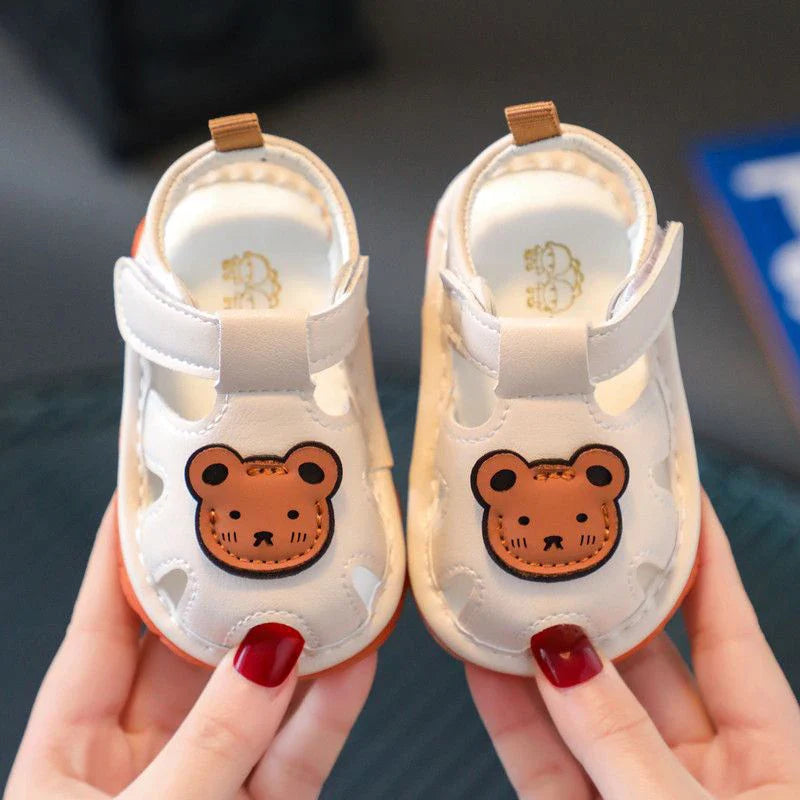 🐻✨ First Step Sandals – Cute & Comfy for your Little One!