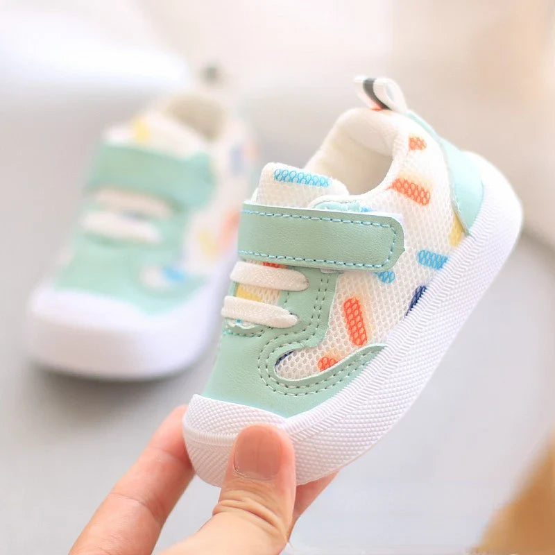 👟 Luchtige Sneakers met Klittenband – Licht & Comfortabel!