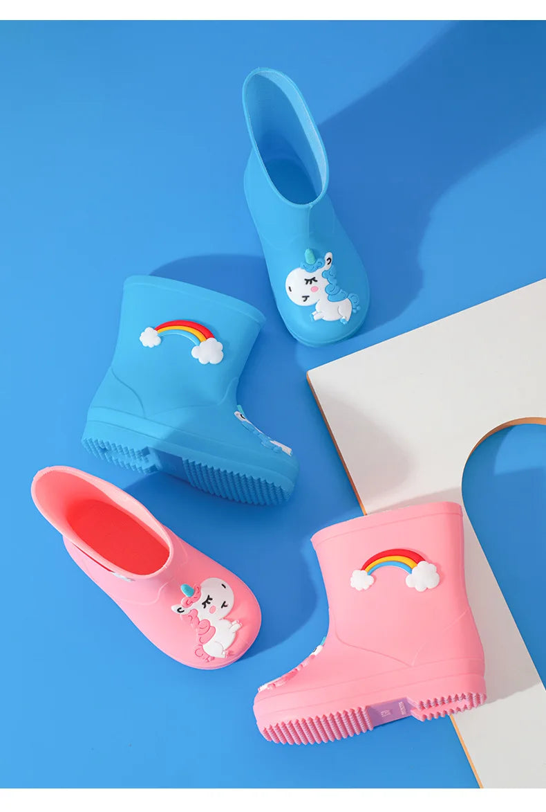 🌧️👢 Kids' Rain Boots – Dry and Tough!