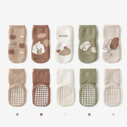 Vijf Paar Antislip Sokken – Comfortabel & Speels!
