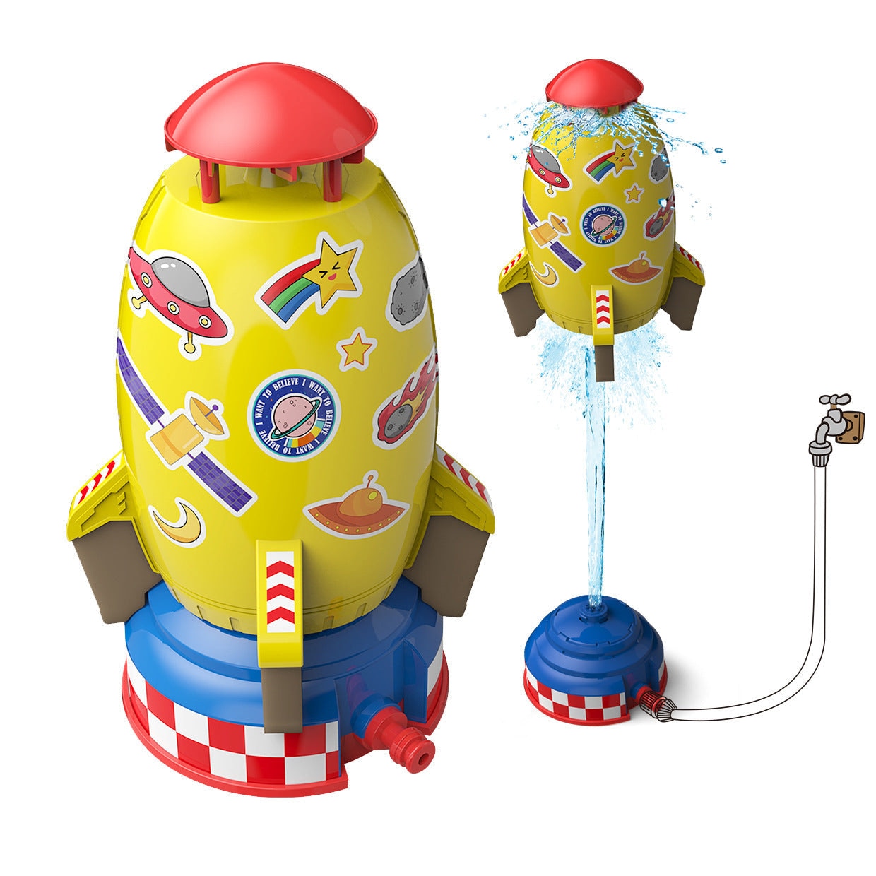 WaterRaket Speelset – Spetterend Buitenplezier voor Kinderen