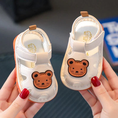🐻✨ First Step Sandals – Cute & Comfy for your Little One!