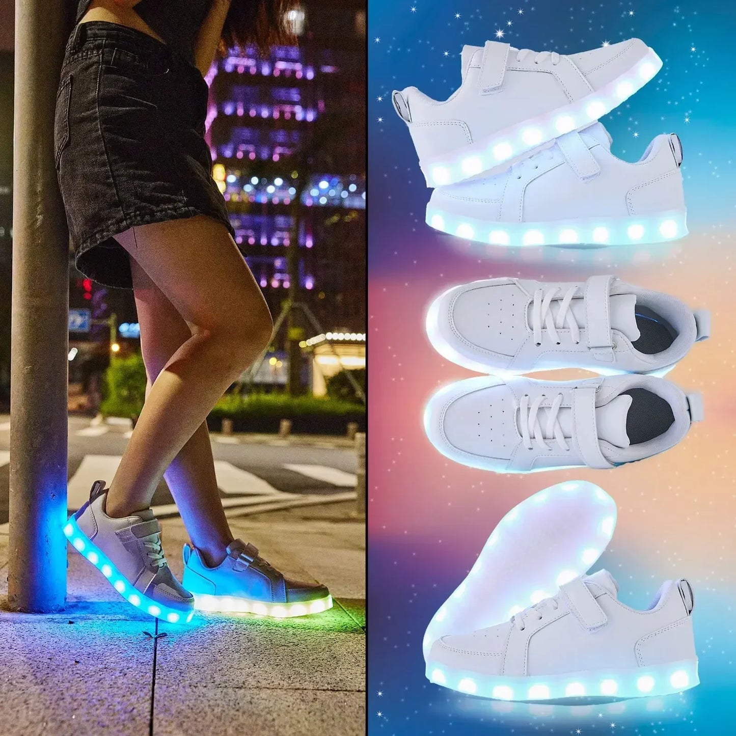 Stralende Stappers - LED-Schoenen voor Kinderen die Shinen