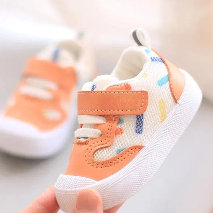 👟 Luchtige Sneakers met Klittenband – Licht & Comfortabel!