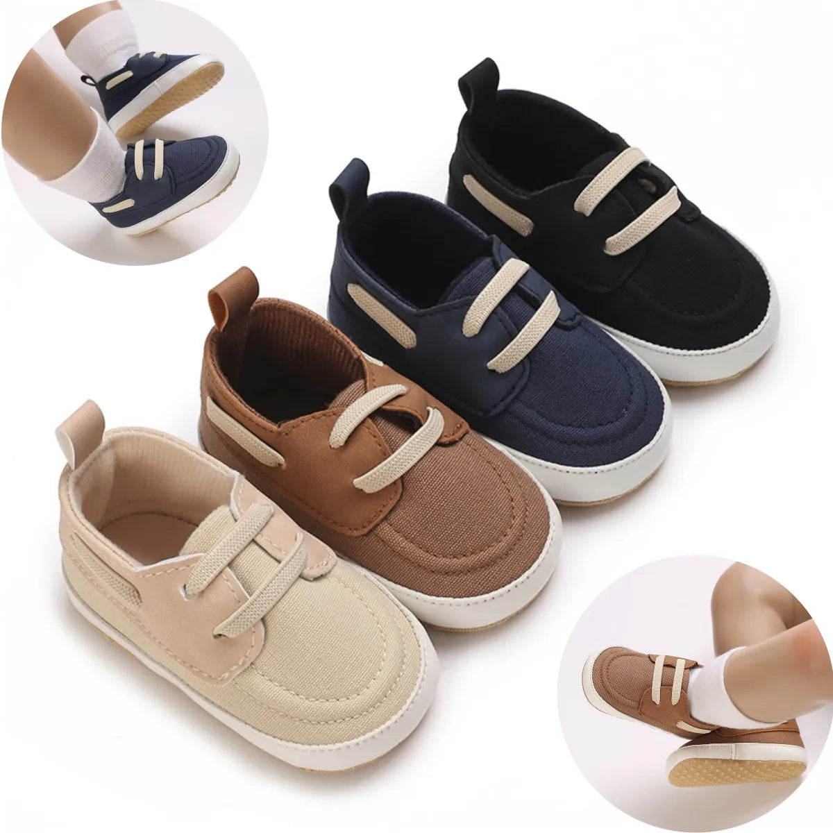 👶 Schattige Eerste Stapschoentjes – Comfortabel & Makkelijk aan- en uit te trekken!